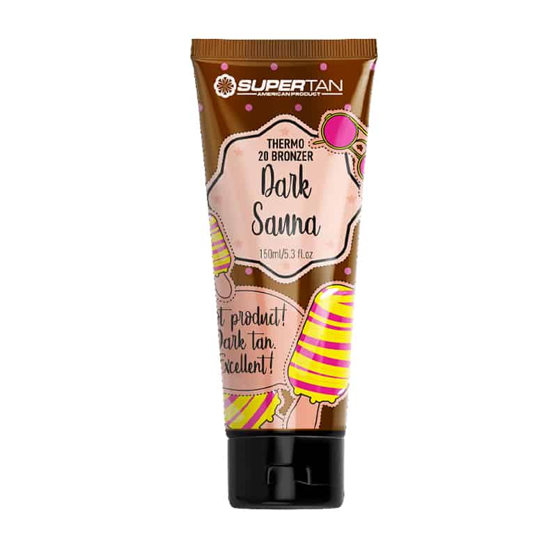SUPERTAN Dark Sauna 150ml Dark sauna 20 bronzers tanning lotion - SuperTan - Bild 1