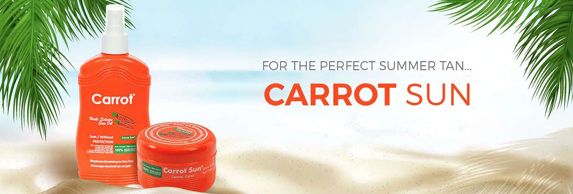Carrot Sun – krämer och oljor för solning