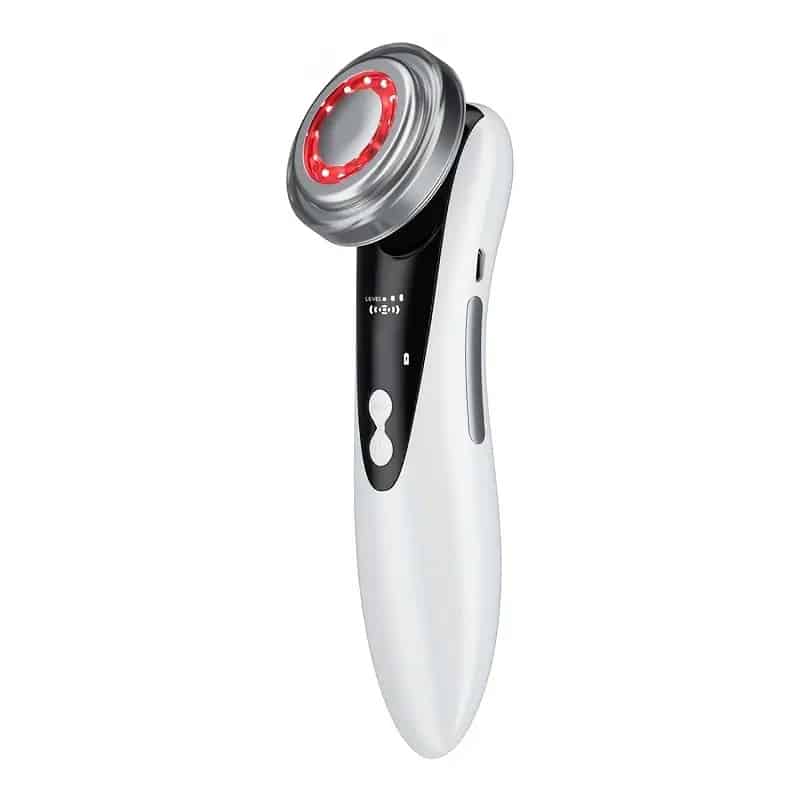 Electric Face Massager skin care Ansikte & hals massage kombinerat med rengöring och ljusterapi - Bild 1