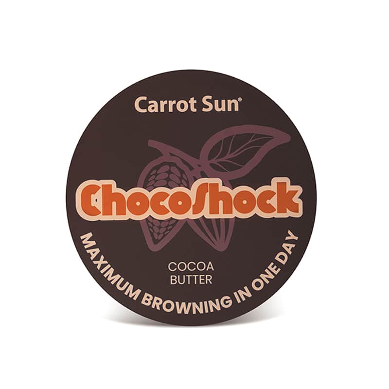 ChocoShock Cocoa Butter Tanning Cream – Carrot Sun