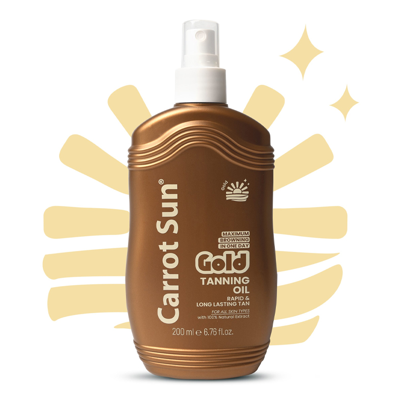 Carrotsun–Gold-Tanning-Oil-200ml-onsala-sol Gold Tanning Oil – Carrot Sun - Bild 1